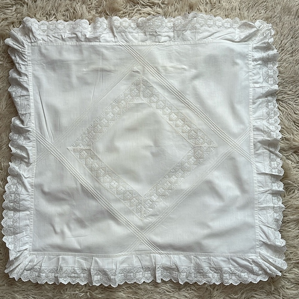 Victorian pillow sham